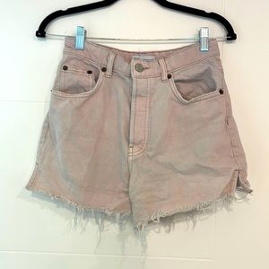 Zara Pink Jean Shorts Size 6